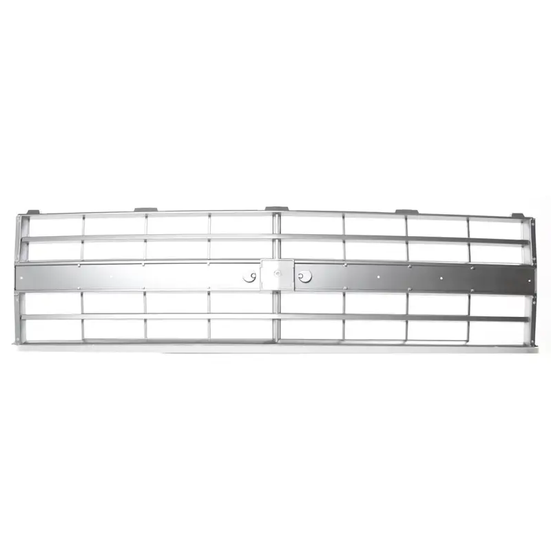 Premium Grille - OE Style with Emblem Mount - Argent Gray - Dual Headlights - 85-88 CK Chevy Pickup Blazer Suburban