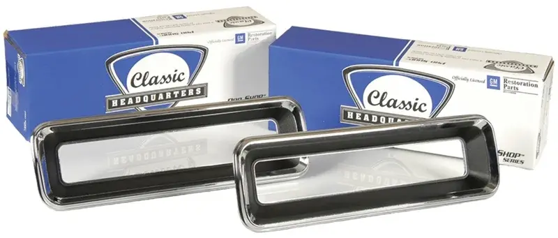 Tail light Bezels - Pair - 67 Camaro
