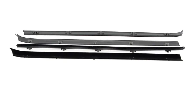 Front Door Beltline Window Felts - Inner & Outer - 81-91 Chevy GMC CK Truck SUV