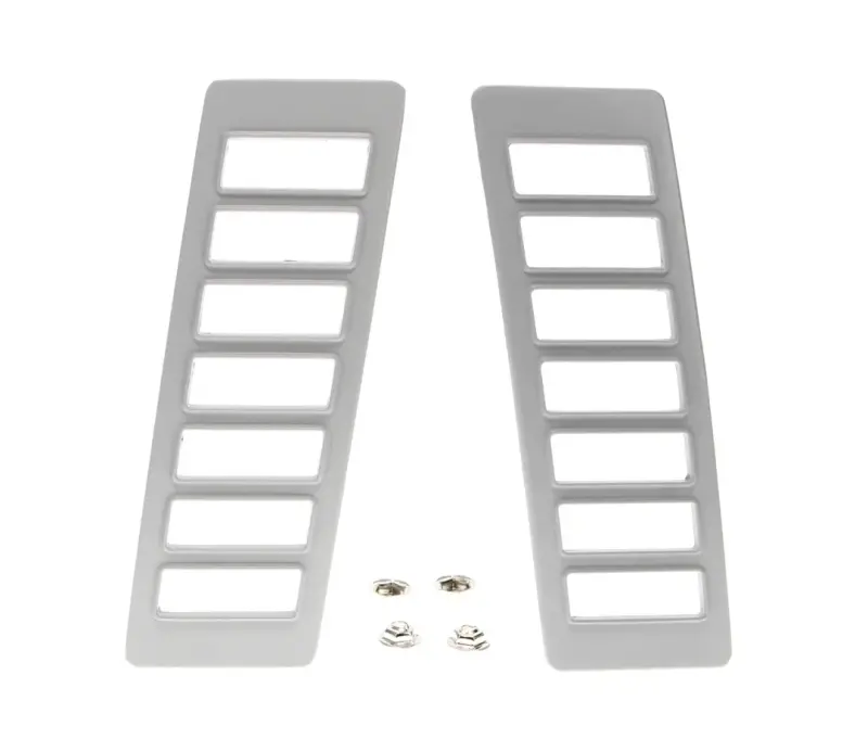 Rear Side Marker Lamp Bezels - LH/RH Pair - 70-72 Chevelle