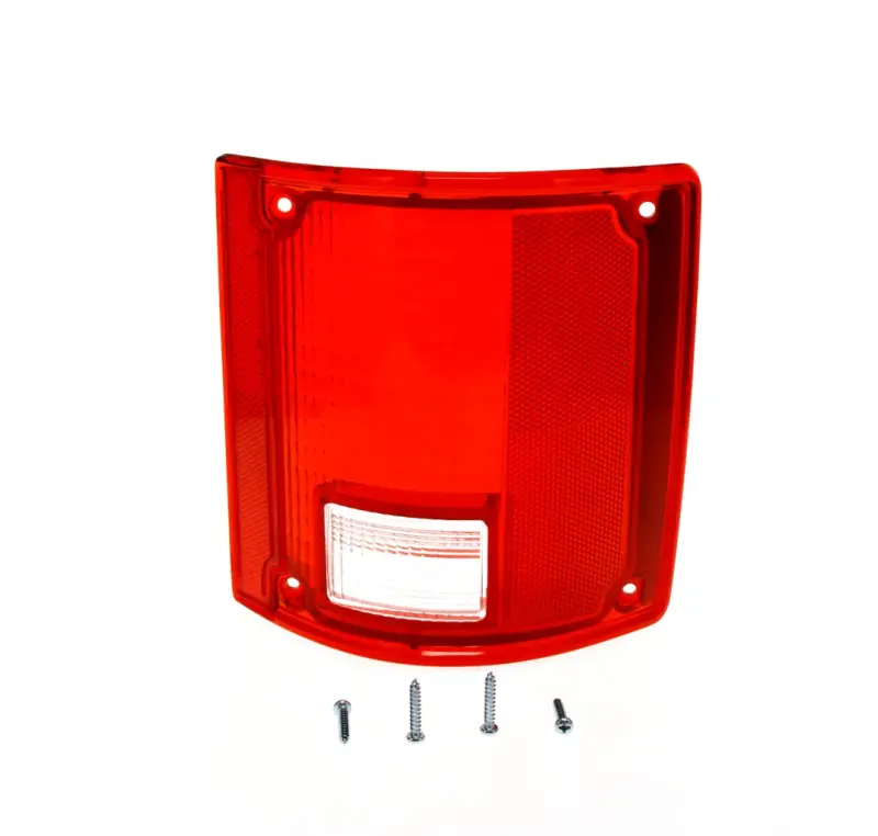 Taillight Lens w/o Chrome Trim - RH - 73-87 Chevy GMC C/K Fleetside Pickup; 73-91 Blazer Jimmy Suburban