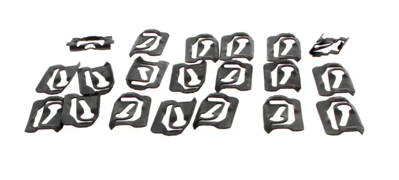 Windshield Molding Clip Set - Upper & Sides (32pcs) - 68-74 Chevy II Nova; 71-74 Ventura w/ Vinyl Top