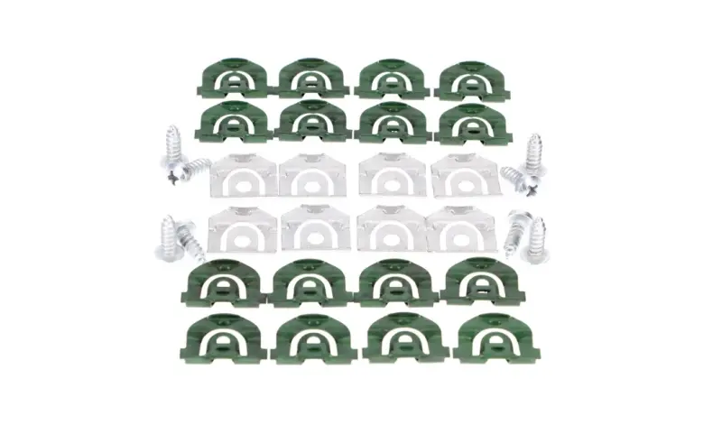 Windshield Molding Clip & Screw Set - 64-67 Chevelle Skylark Cutlass GTO 2DR Coupe