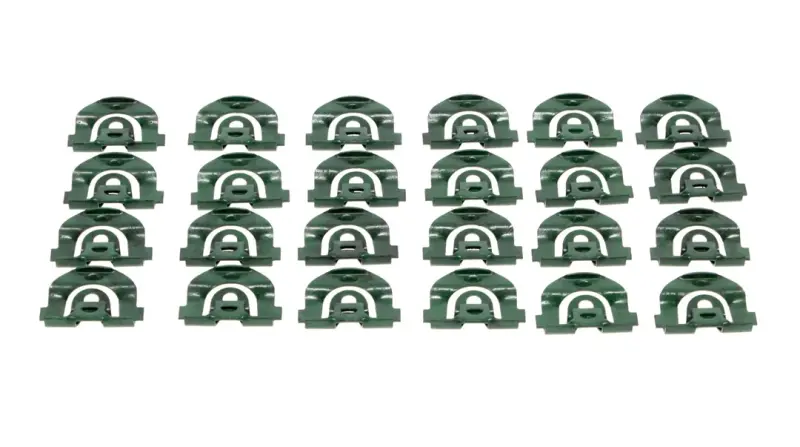 Back Glass Molding Clip Set - 24pcs - 66-67 Chevy II Nova 2 Door Hardtop