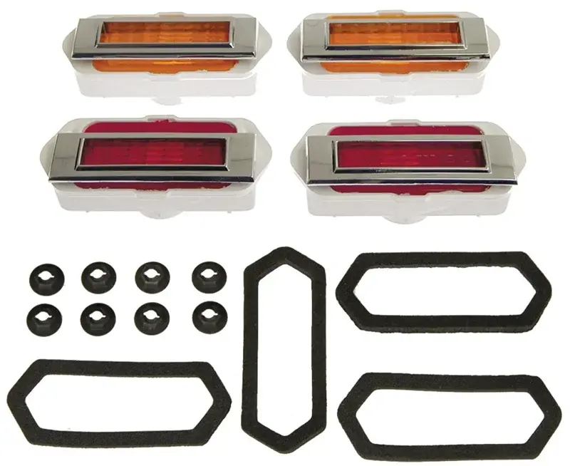 Side Marker Lens Assembly - Front & Rear - 69 Camaro