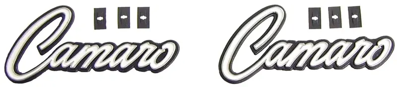 Interior Door Panel Emblems - "Camaro" - LH/RH Pair - 68-69 Camaro