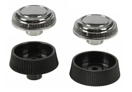 Radio Knobs - Mono - 4 Piece Set - 67-68 Camaro; Fullsize Chevy Car