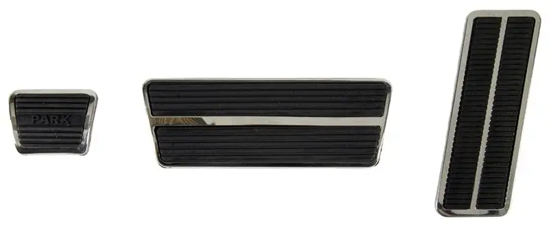 Pedal Pad and Trim Kit - Automatic Transmission with Standard Brakes - 67-68 Camaro Firebird; 68 Chevy II Nova