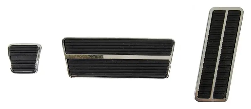 Pedal Pad & Trim Kit - Automatic Transmission with Standard Brakes - 69-81 Camaro; 69-74 Nova; 70-81 Firebird
