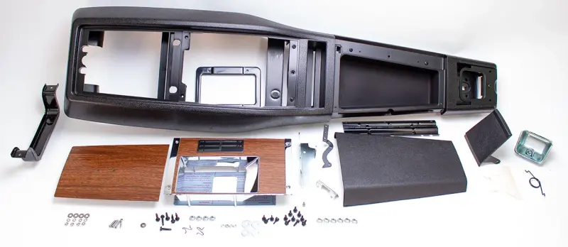 Console Kit (Unassembled) - Manual 4 Speed without Gauges - 68 Camaro