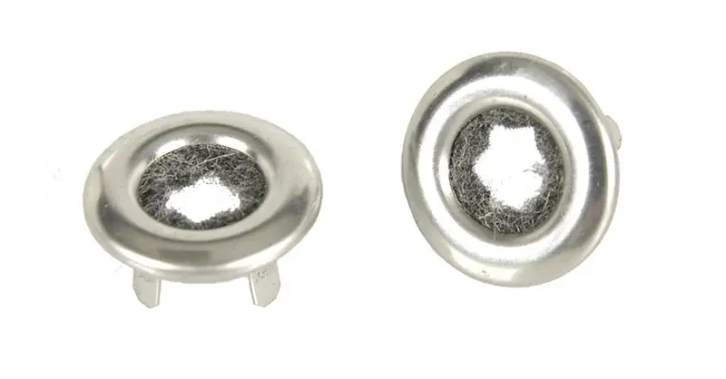 Door Lock Knob Ferrules - Pair - 68-72 Camaro Firebird Chevy II Nova GM A Body