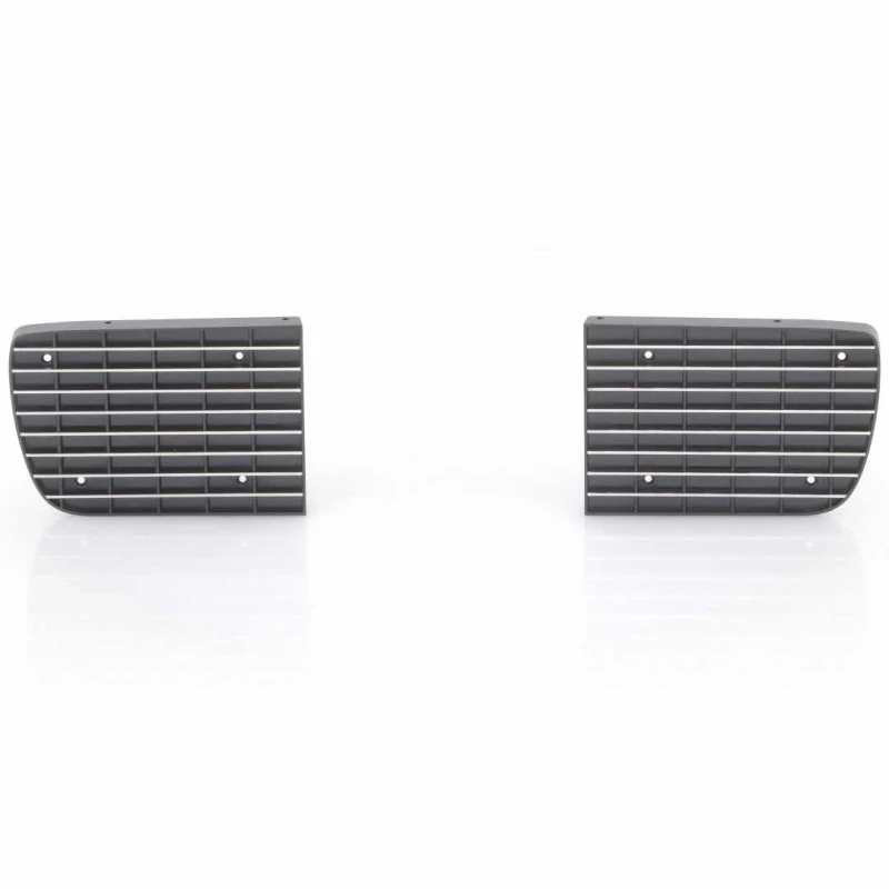 Headlamp Door Covers - Chrome Accents - Pair - 68 Camaro Rally Sport