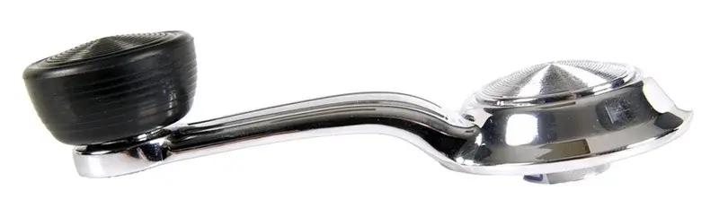 Door Window Crank - Correct with Casting Numbers (Black Knob)