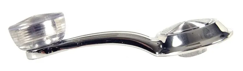 Door Window Crank - Correct with Casting Numbers - Clear Knob - Rear for 70-72 Camaro - Fits many GM Models