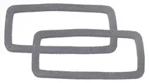 Side Marker Lens Gaskets - 2 Piece Set- 68 Camaro Chevy II Nova Chevelle; 69 Fullsize Chevy Car