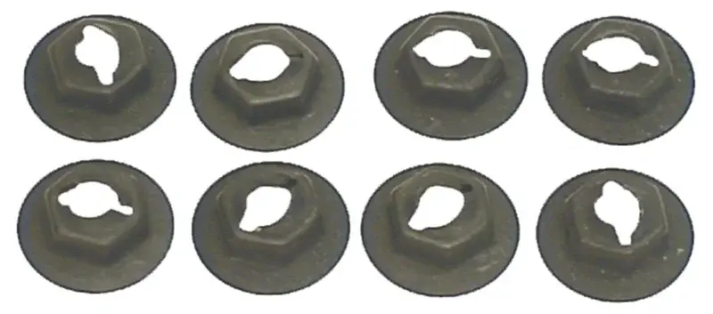 Side Marker Lens Nuts -8 Piece Set - 68 Camaro