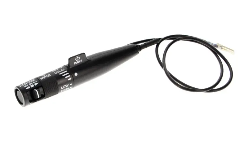 Turn Signal Lever - w/ Cruise w/ Intermittent Wipers - Black - 84-87 Chevy GMC C/K Pickup