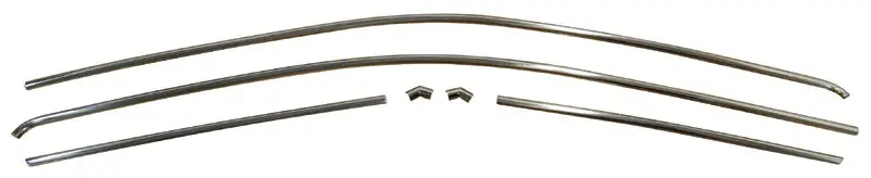 Drip Rail Molding Set (6pcs) - 67-69 Barracuda Coupe & Notchback