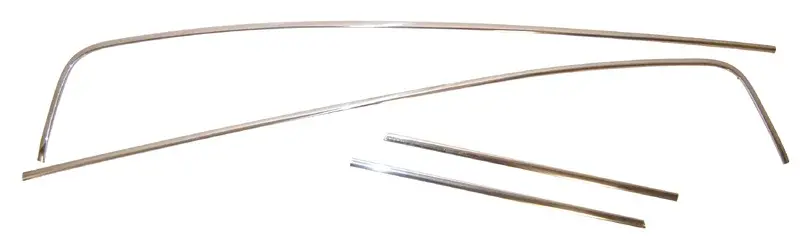 Drip Rail Molding Set - 6pcs - 70-72 Chevelle Skylark Coupe