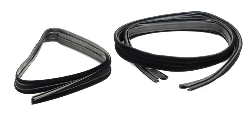 Front Door Glass Run Channels - LH/RH Pair - 73-79 Ford F100 F150 F250 F350 Pickup; 78-79 Bronco