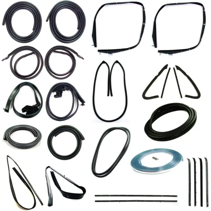 Weatherstrip Kit - w/ Chrome Lock Strip - 25pcs - 81-85 Chevy GMC CK Blazer Jimmy