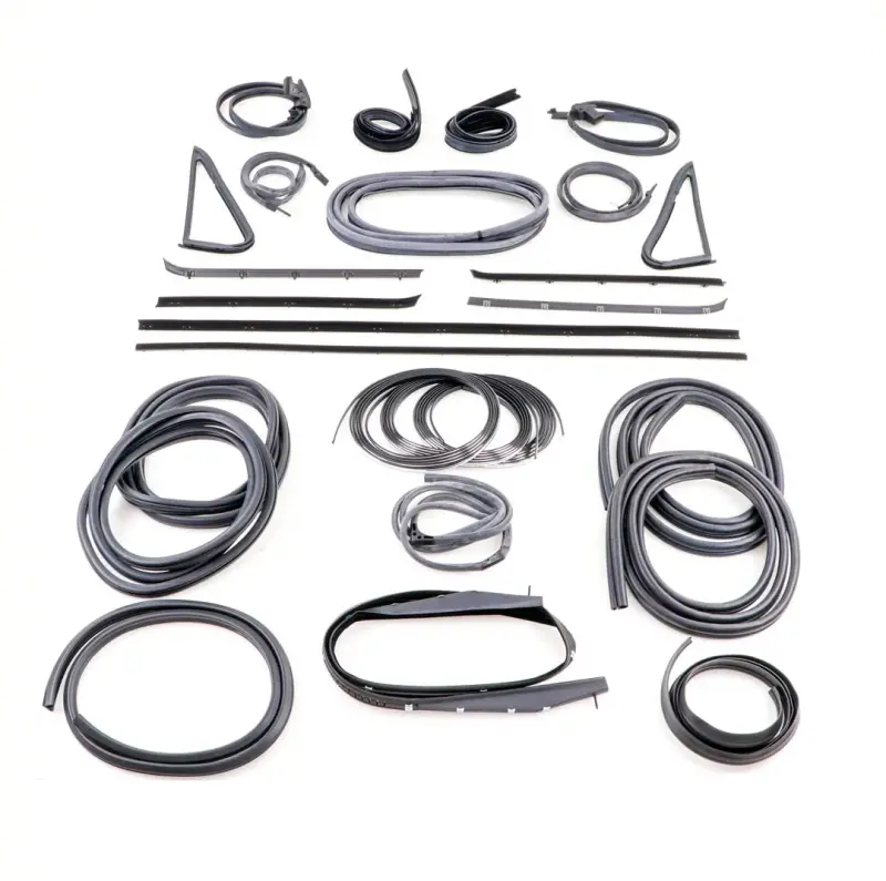 Weatherstrip Kit - Full - w/ Chrome Lock Strip - 26 pcs - 85-91 Chevy GMC CK Blazer Jimmy