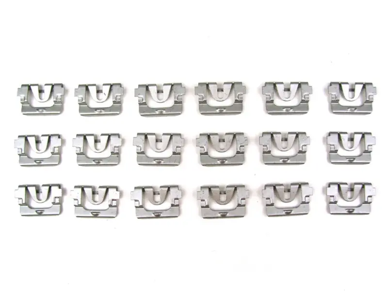 Rear Window Reveal Molding Clip Set - w/o Vinyl Top - 18pcs - 68-72 Chevelle 2dr Hardtop; Monte Carlo