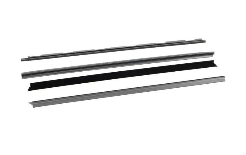 Front Door Beltline Window Felts - Inner and Outer - Press-On - 88-98 Chevy GMC CK OBS Truck SUV