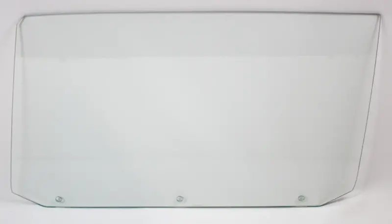 Door Glass with 3 Holes - Clear - LH - 65 Chevelle GTO Malibu Coupe