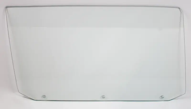Door Glass with 3 Holes - Clear - RH - 65 Chevelle GTO Malibu Coupe