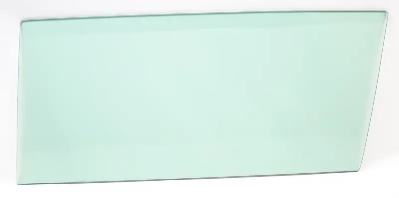 Door Glass - Green Tint - LH - 64-67 Chevelle 2 Door Sedan Post 64-65 GM A-Body 2 Door Sedan Post