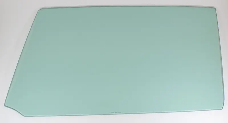 Door Glass - Green Tint - LH - 66-67 Chevelle Coupe and Convertible