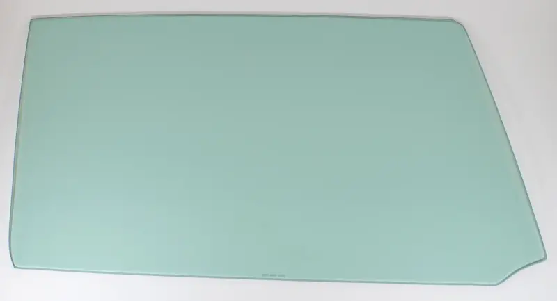 Door Glass - Green Tint - RH - 66-67 Chevelle Coupe and Convertible
