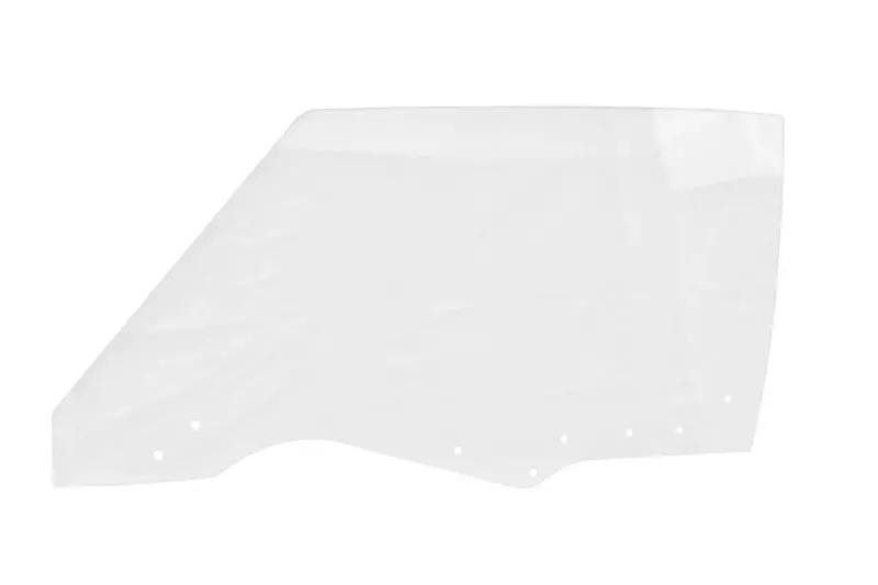 Door Glass with 8 Holes - Clear - LH - 70-72 GM A-Body Coupe and Convertible 70-72 Grand Prix