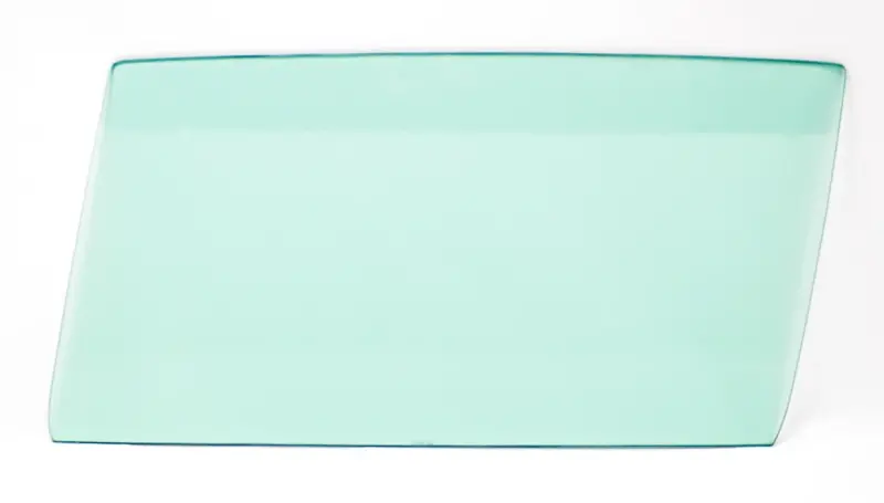 Door Glass - Green Tint - LH - 66-67 Skylark Cutlass GTO 2DR Sedan (Post)
