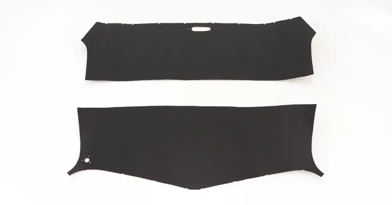 Interior Headliner Kit - Black - 2pc - 50-53 Chevy GMC Suburban