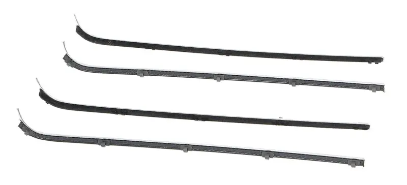 Front Door Beltline Window Felts (4pcs) - 53-55 Ford F100 F250