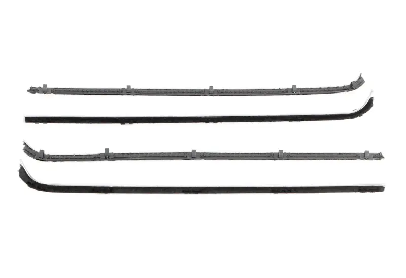 Front Door Beltline Window Felts - Black - 4pcs - 57-60 F100 F250 F350 Pickup
