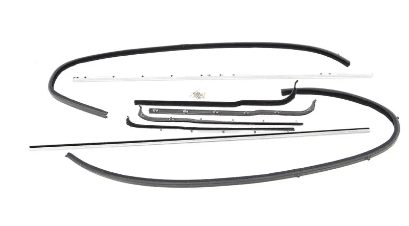 Front Door Window Channel Kit - 8pcs - 61-66 F100 F250 F350 Pickup