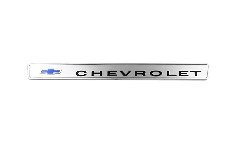 Glove Box Door Emblem - &quotCHEVROLET" - 67-68 Chevy C/K Pickup Truck Suburban