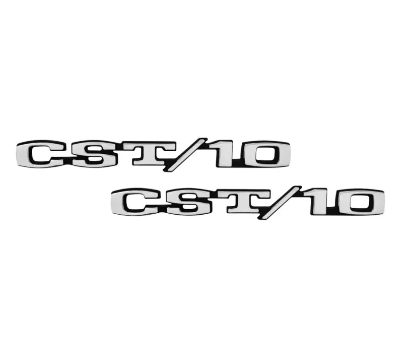 Front Fender Emblems - &quotCST/10" - Pair - 69-70 Chevy GMC C/K Pickup