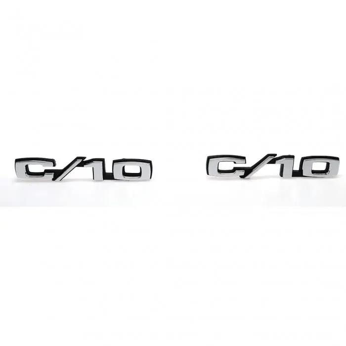 Front Fender Emblems - C10 - Pair - 69-70 Chevy CK Pickup Truck Suburban