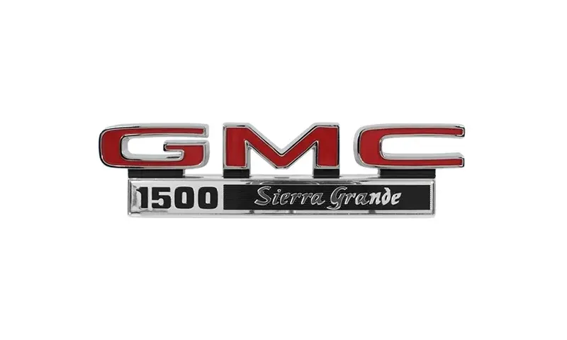 Front Fender Emblems - GMC 1500 Sierra Grande - Pair - 71-72 GMC CK Pickup Truck