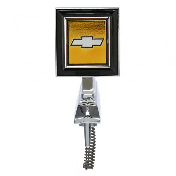 Hood Ornament Assembly - Bowtie - 81-87 Chevy CK Pickup Truck Blazer Suburban