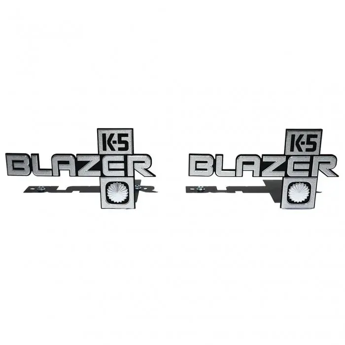 Fender Emblems - K5 Blazer - Pair - 81-88 Chevy CK Blazer