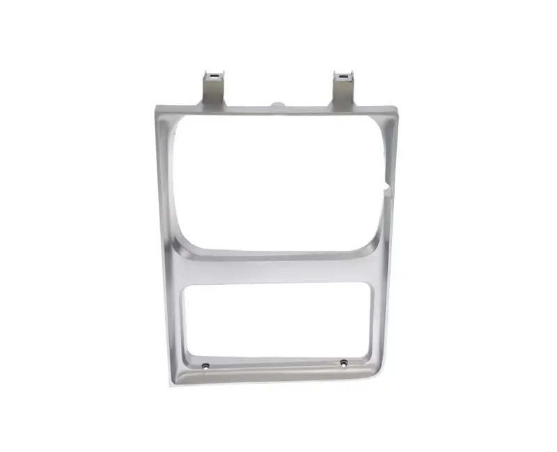 Headlamp Bezel - LH - Silver - Single Headlight - 85-87 Chevy GMC CK Pickup Truck Blazer Jimmy Suburban
