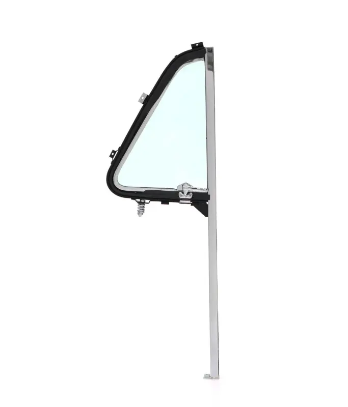 Vent Window Assembly - RH - Green Glass - Chrome Sash - 54-55 Chevy GMC Pickup, Suburban
