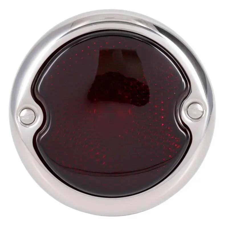 Tail Light Assembly - Stainless Housing - 12 Volt - RH - 48-52 Ford F1 F2