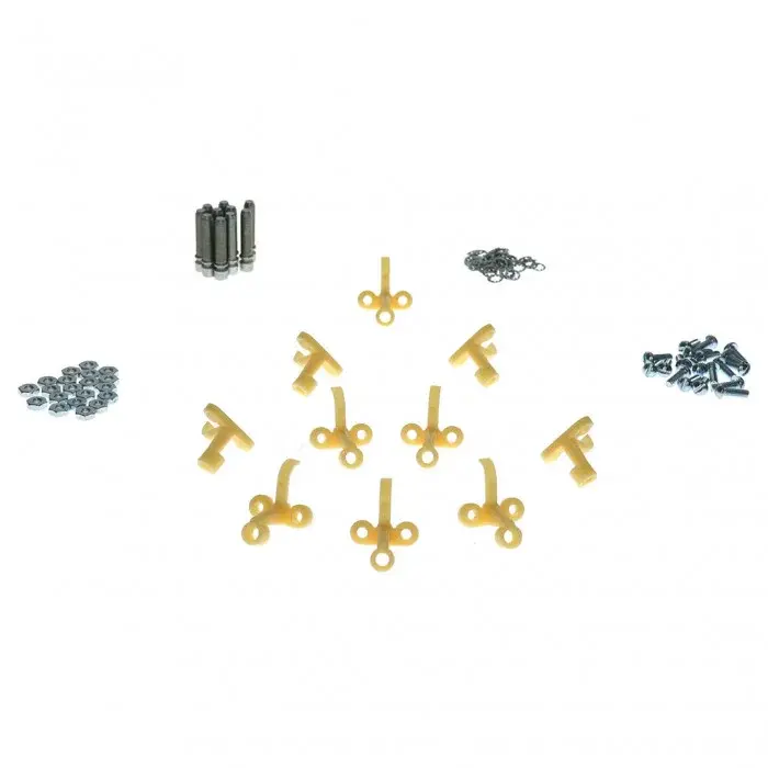 Headlight Adjusting Screw and Nut Assembly - 10 pcs - 58-61 Chevy CK Truck Suburban 58-66 GMC CK Truck Suburban