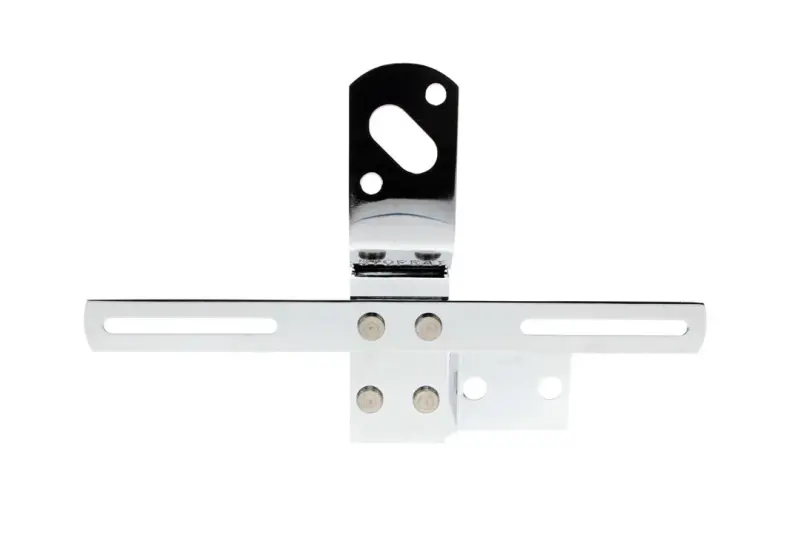 Tail Lamp Bracket - LH - with License Bracket - Chrome - 47-53 Chevy GMC Pickup Truck